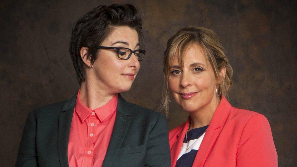 Mel Giedroyc and Sue Perkins