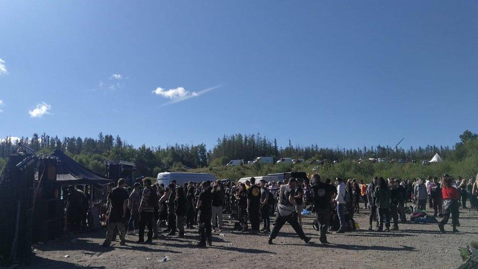 A rave in the Dulais Valley in Neath Port Talbot