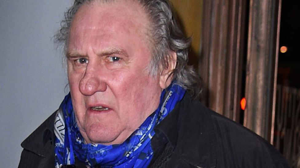 Gerard Depardieu attends film premiere at Cinema Paris on January 12, 2023 in Berlin, Germany.