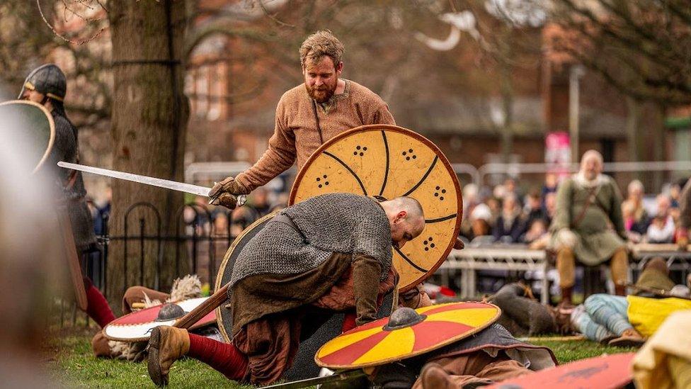 Viking re-enactors