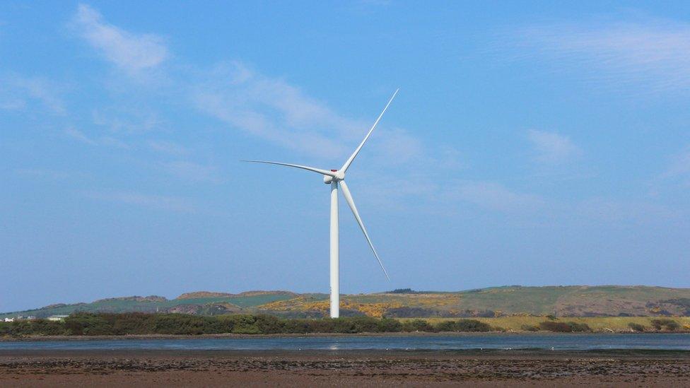 The 177m-high turbine was used a test facility for offshore wind farms