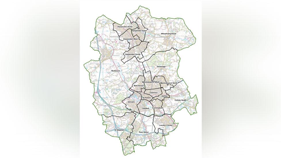 St Albans wards