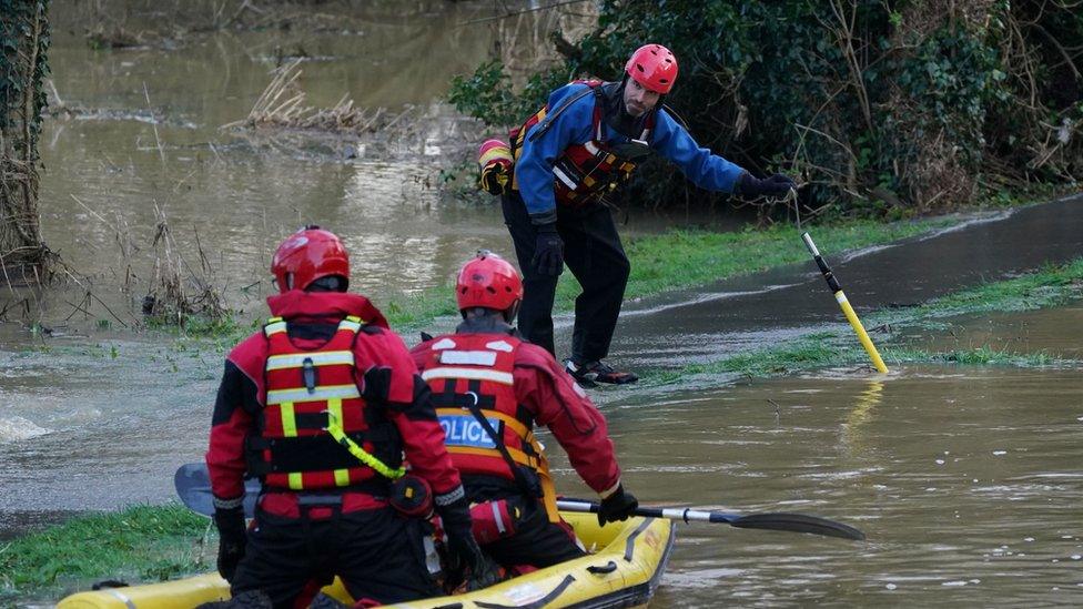 Specialist teams searching the River Soar in Leicester