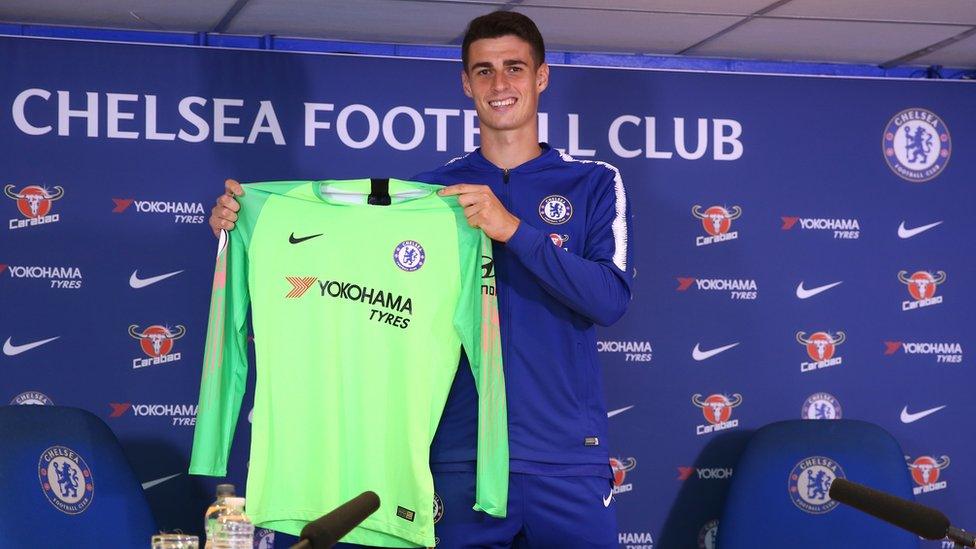 Kepa Arrizabalaga signs for Chelsea