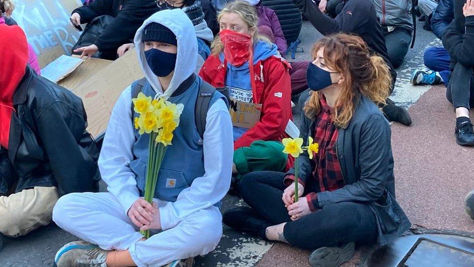 Kill the Bill march in Bristol