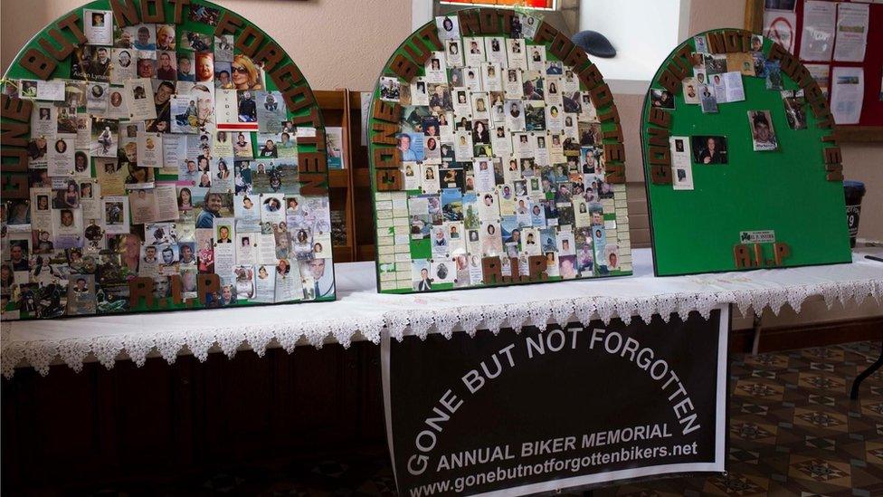 The organisers had to commission additional plaques to commemorate the number of crash victims