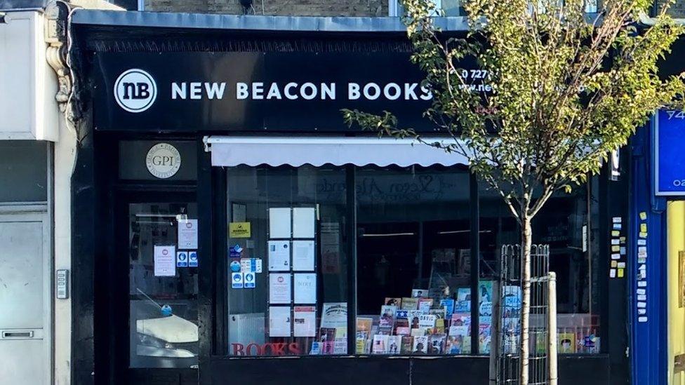 New Beacon Books shop