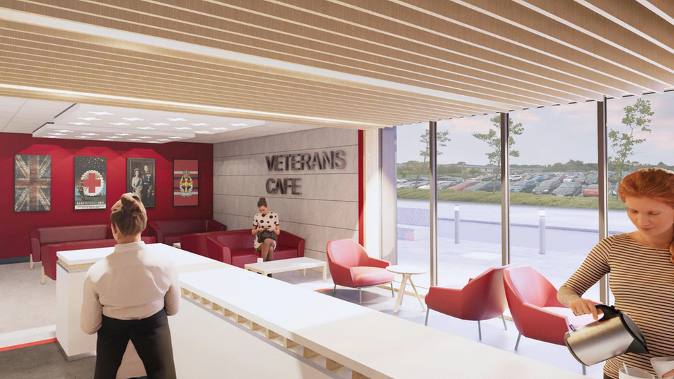 HC Veterans Centre cafe- artist impression