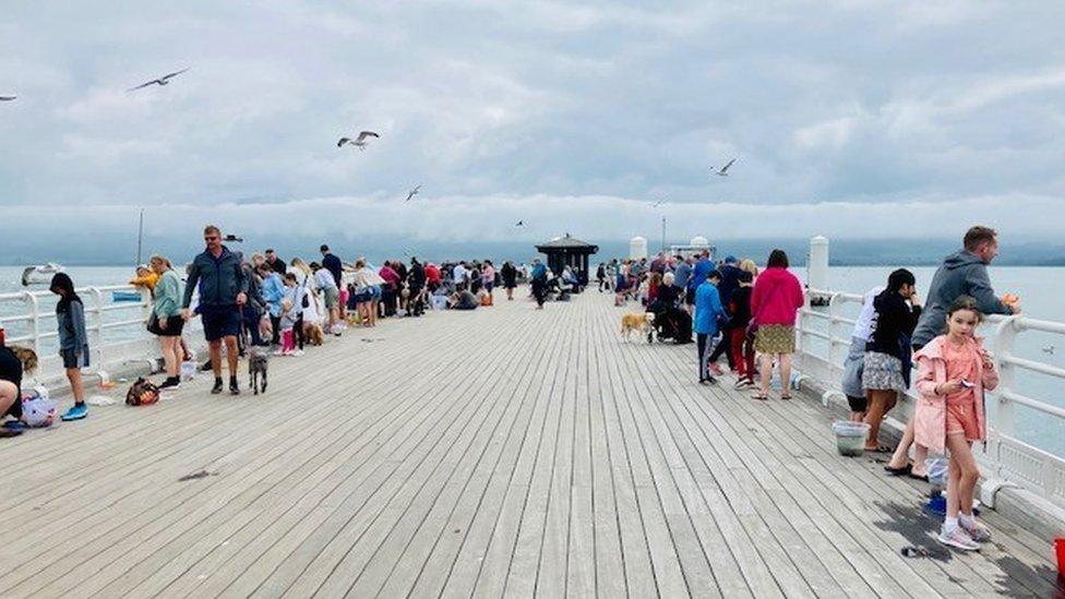 Pier in north Wales