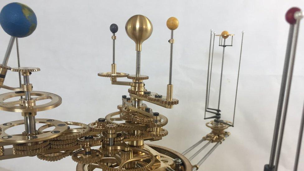 An orrery by Staines & Son