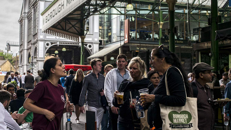 Borough Market after the attack