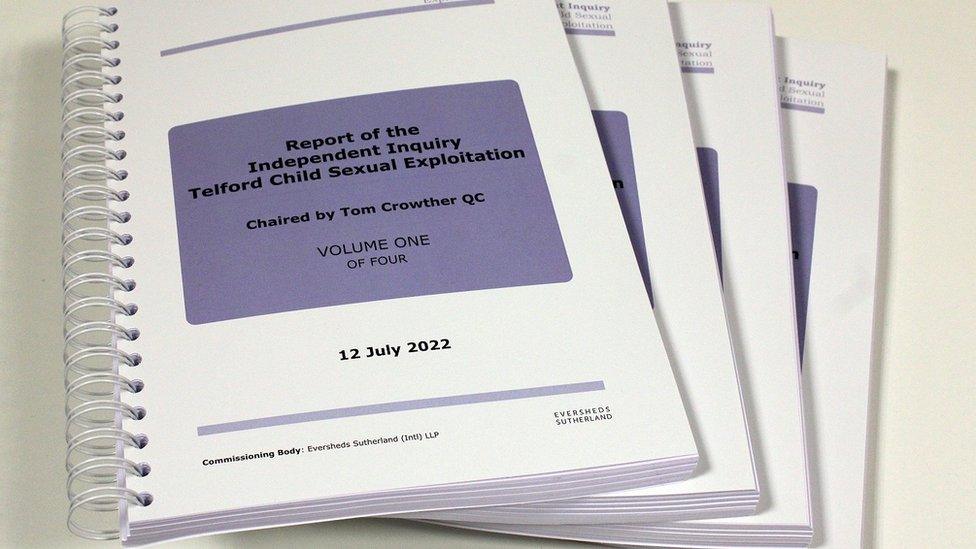 The cover of the report