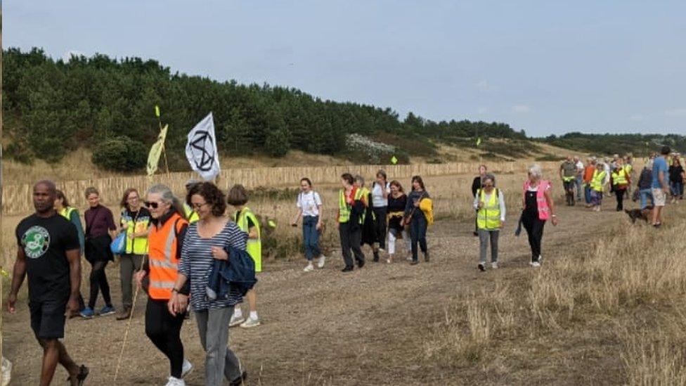 Protest against Sizewell C