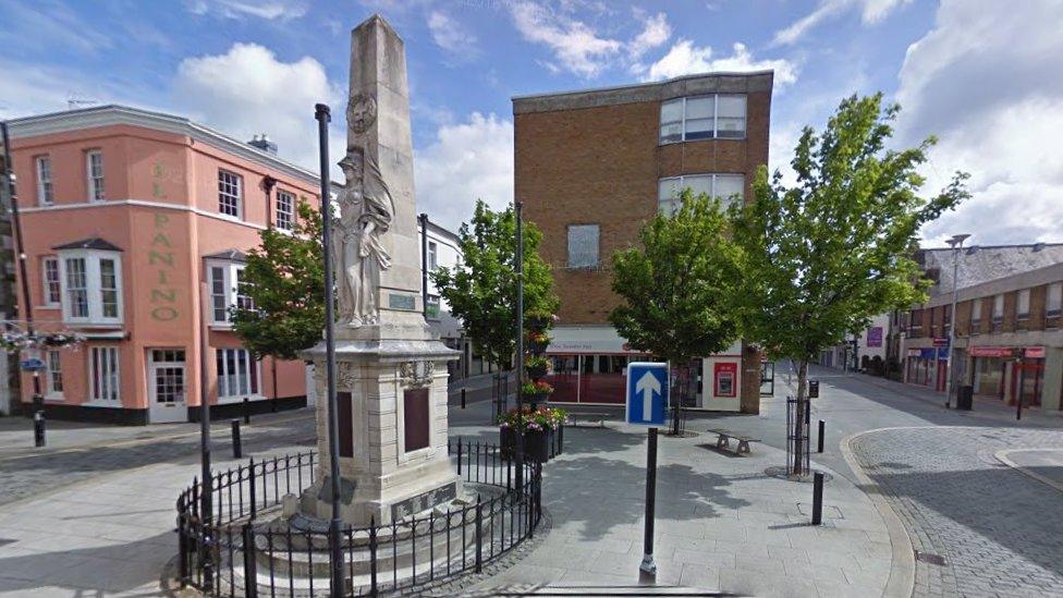 Bridgend's war memorial