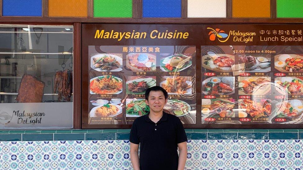 Jeremy Mun outside Malaysian Delight