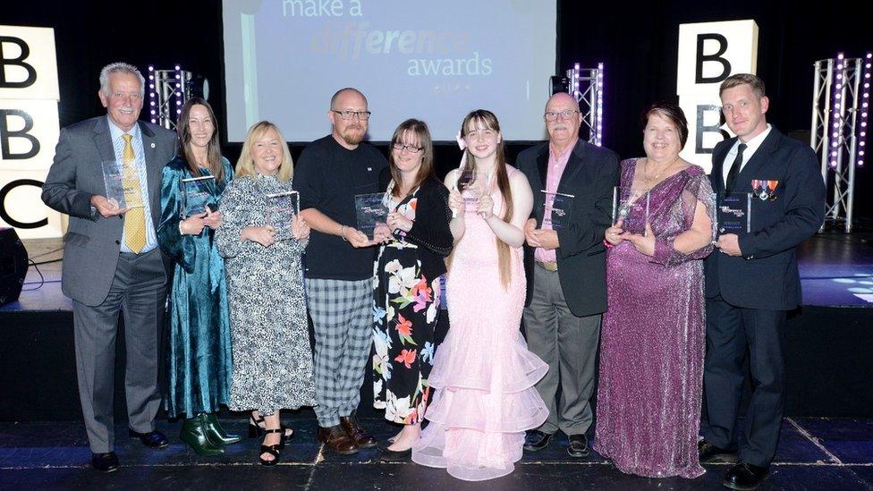 This year's BBC Radio Lincolnshire Make a Difference awards winners