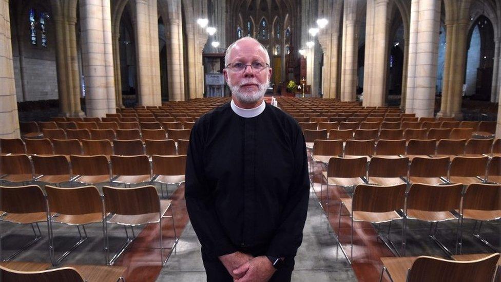 Dean David Catt in Brisbane Cathedral