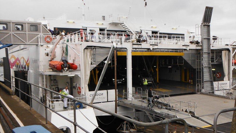 Condor Liberation loading in Jersey