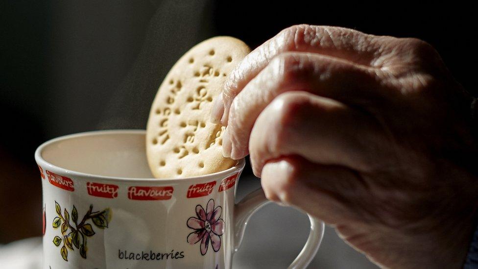 Biscuits and tea