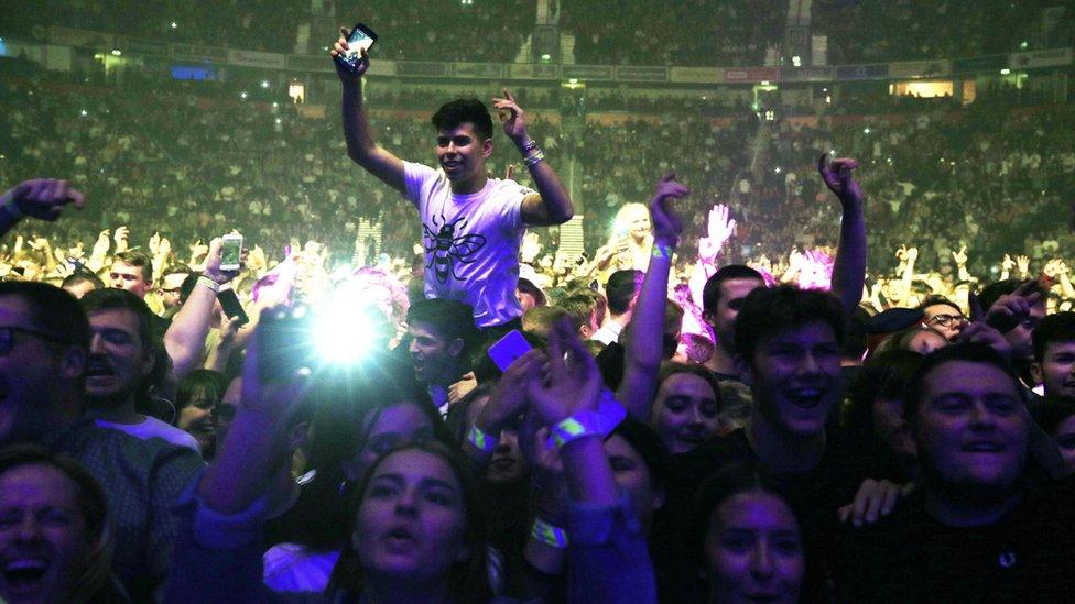 Crowd at Manchester Arena