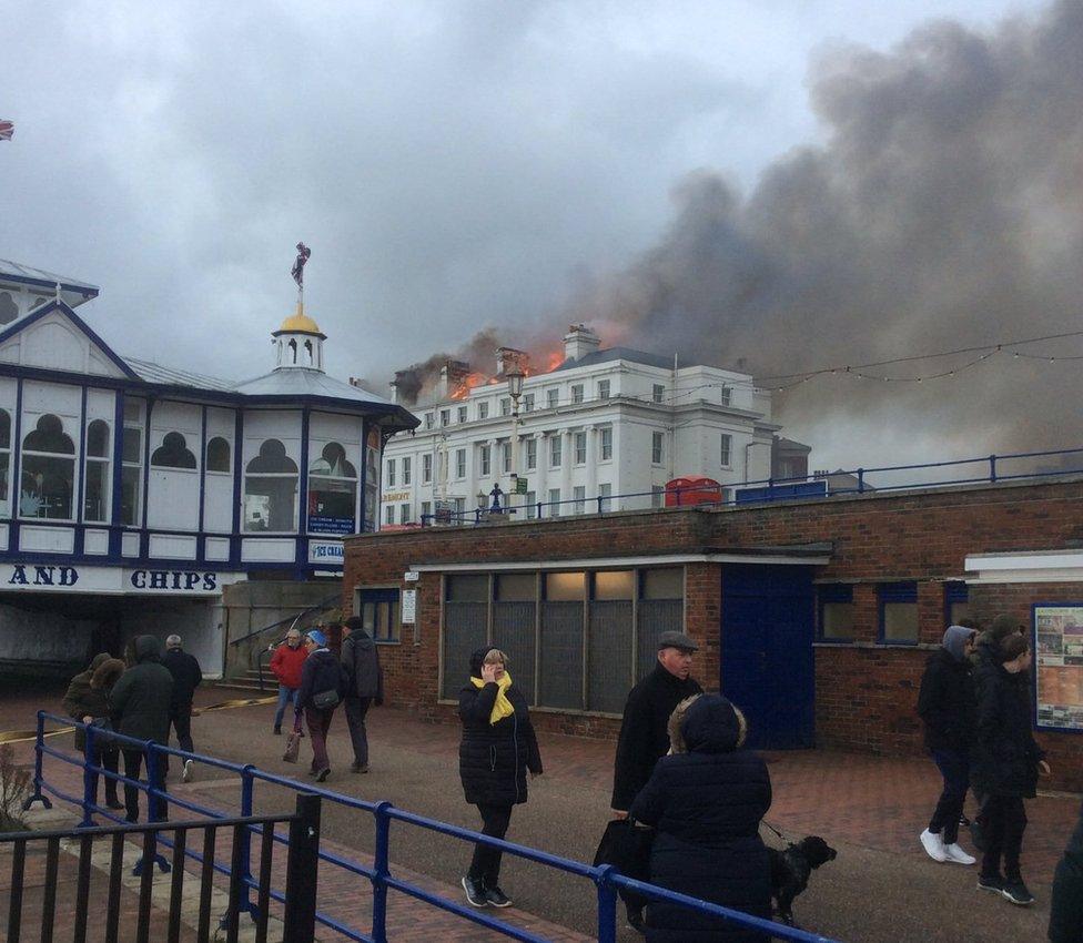 Claremont Hotel fire