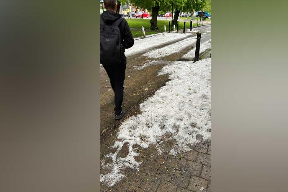 Hail in Harpenden