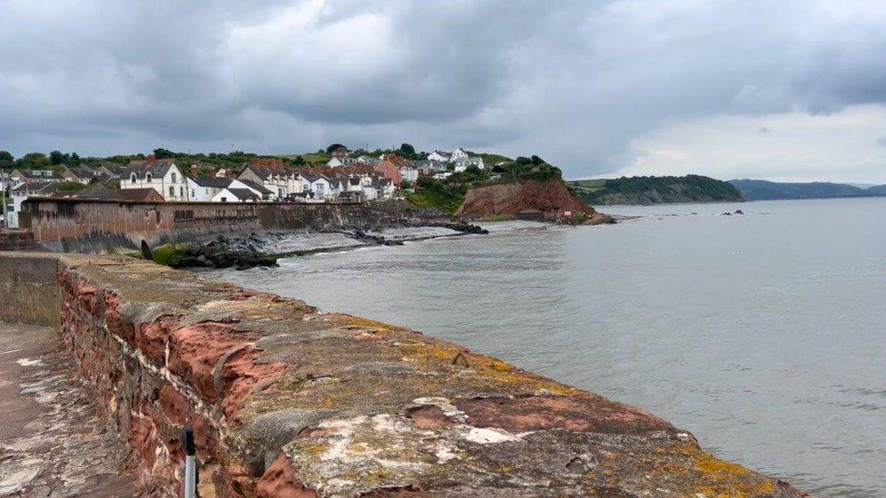 View Of Watchet's coastline, Looking Towards Cleeve Hill