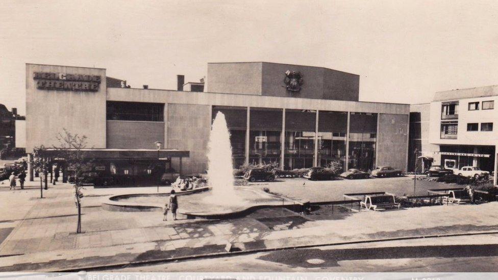 The Belgrade Theatre from around the time