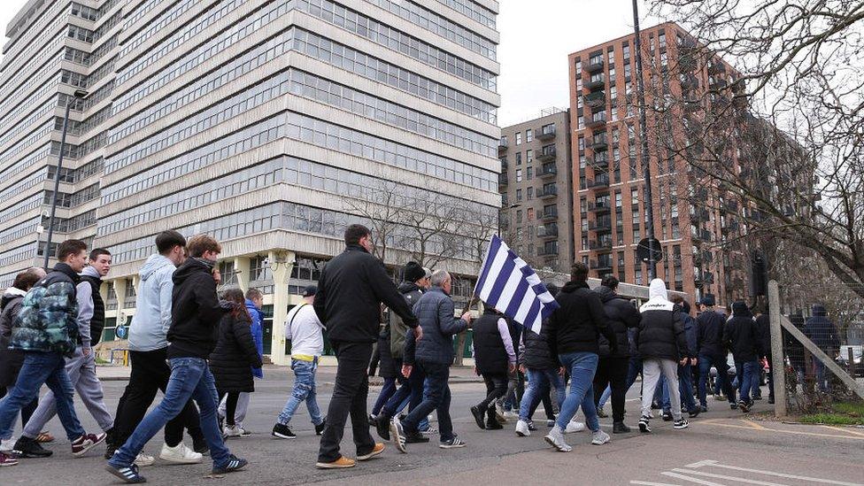 Fans in Southend