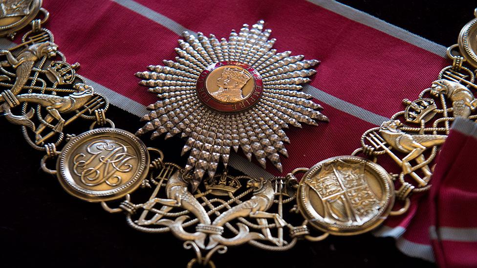 The British Empire Breast Star and Badge and the British Empire Collar will be on display