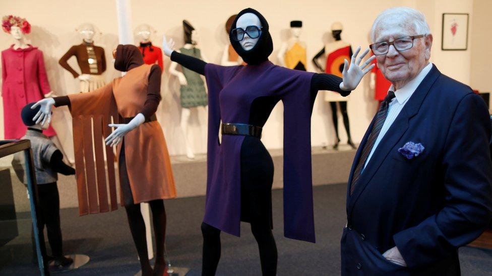 Pierre Cardin and his designs