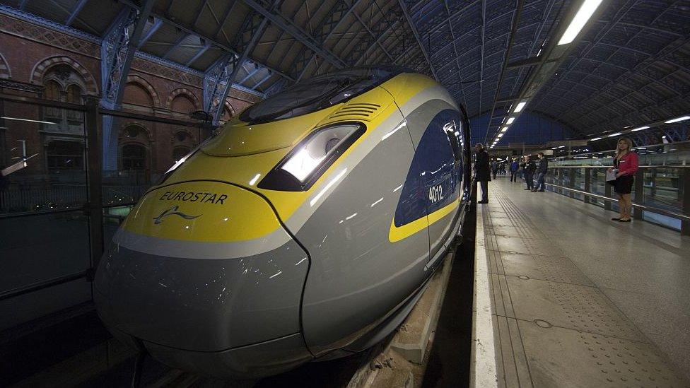 Eurostar train built by Siemens