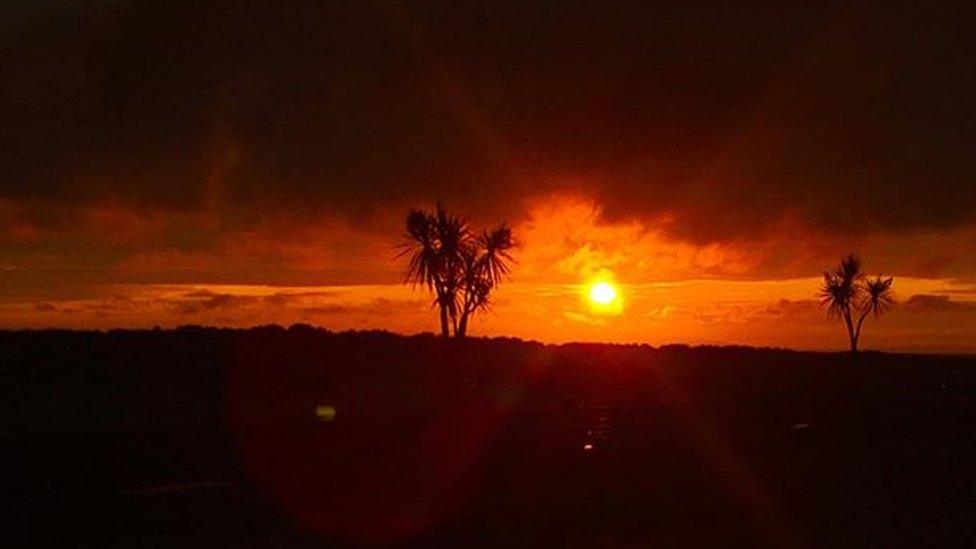 Sunset in Barmouth, Gwynedd