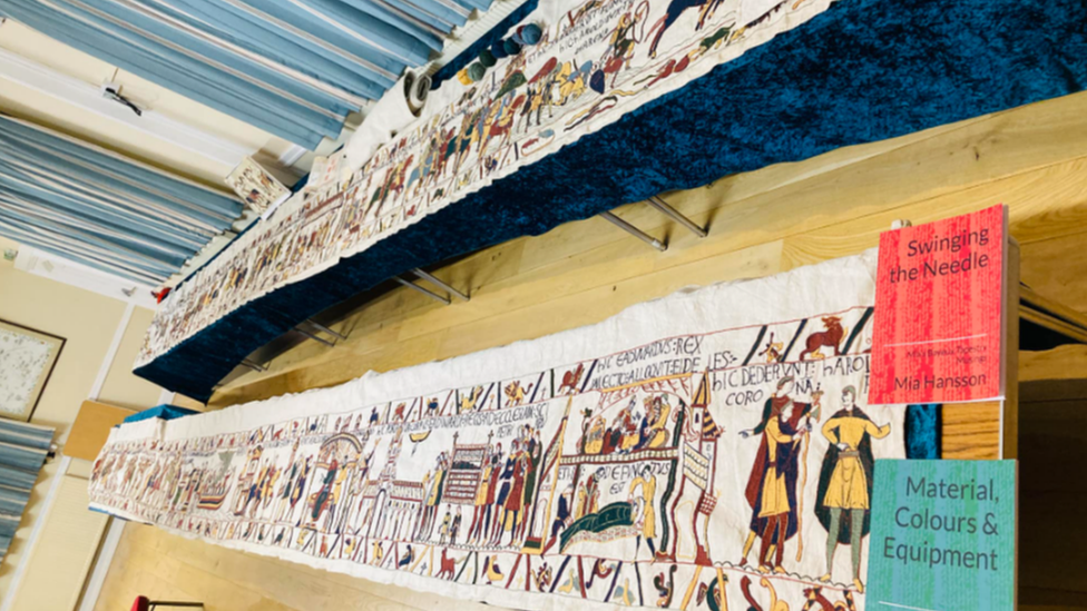 Bayeux tapestry replica