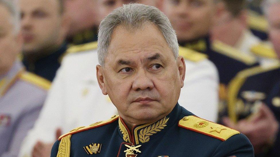 Russian defence minister Sergei Shoigu