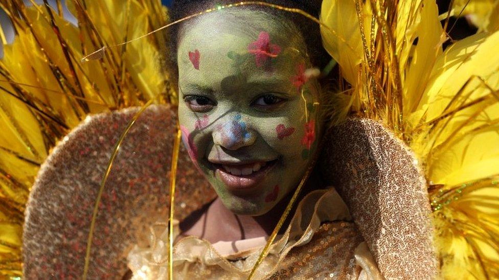 Reveller at Carnival