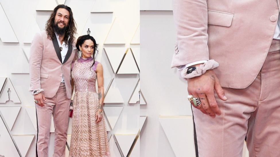 Jason Momoa and wife Lisa Bonet