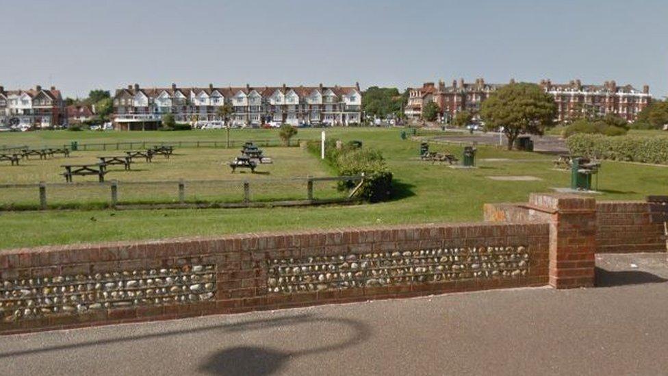 A google maps image of Littlehampton seafront