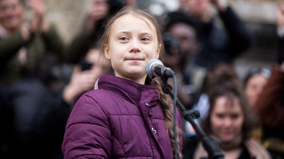 Swedish climate activist Greta Thunberg