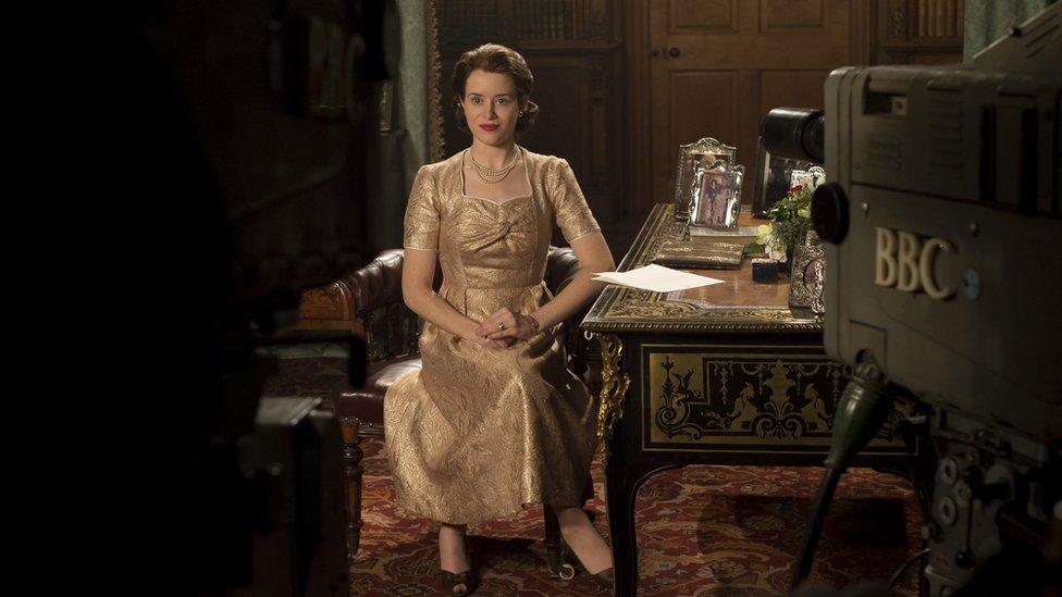 Claire Foy as Queen Elizabeth II