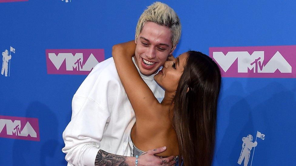 Ariana Grande and Pete Davidson