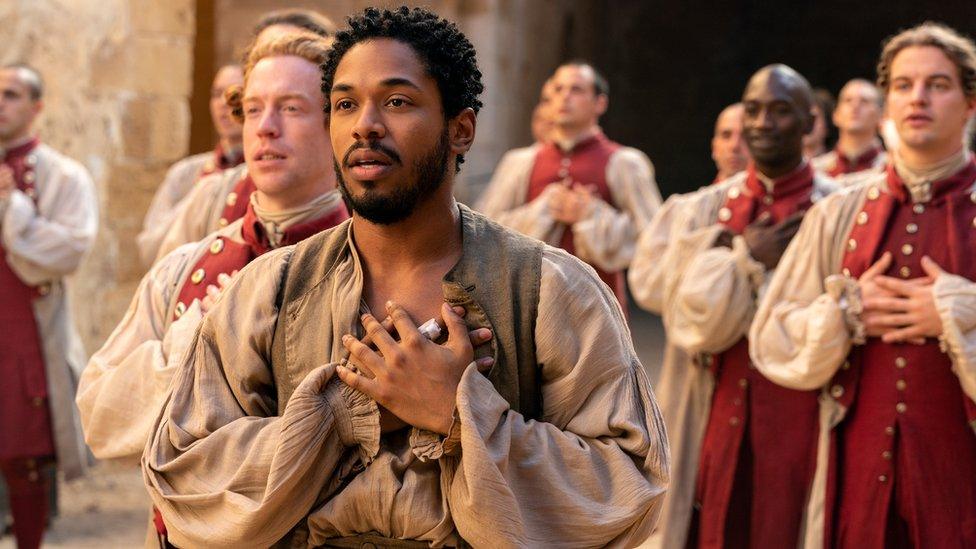 Kelvin Harrison Jr. stars as Christian in Joe Wright’s Cyrano