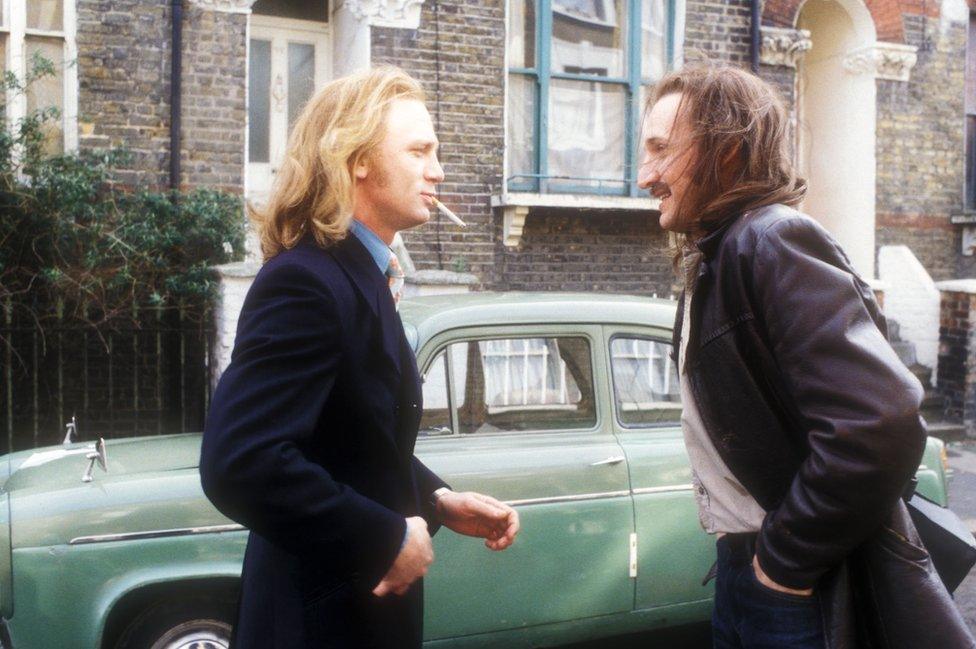 Daniel Craig, left, and Christopher Eccleston in episode four, set in 1970