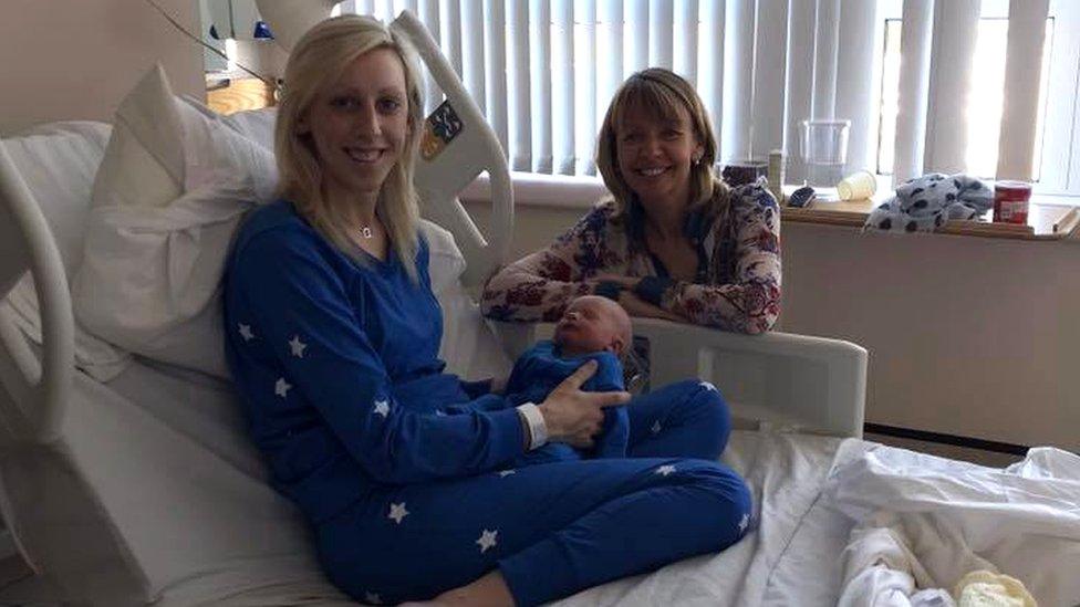 The DUP's Carla Lockhart was election agent for Margaret Tinsley, but had to leave Friday's court early to have her baby