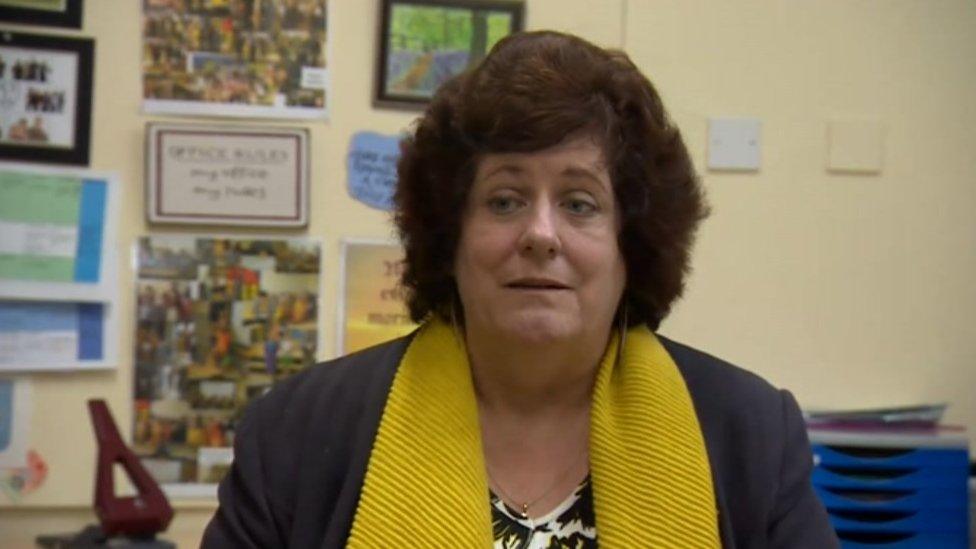 Sally-Anne Caunter, head of Barkston and Syston C of E Primary School in Grantham