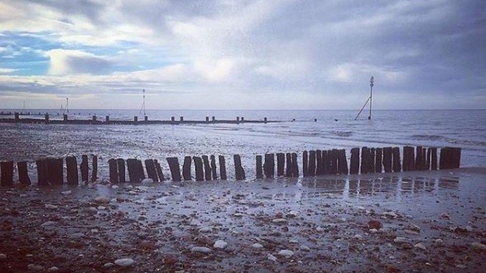 Hunstanton beach. Credit: Rebecca Barber/ @barber_becs