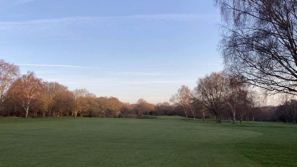 A view of the Canterbury Golf Club course