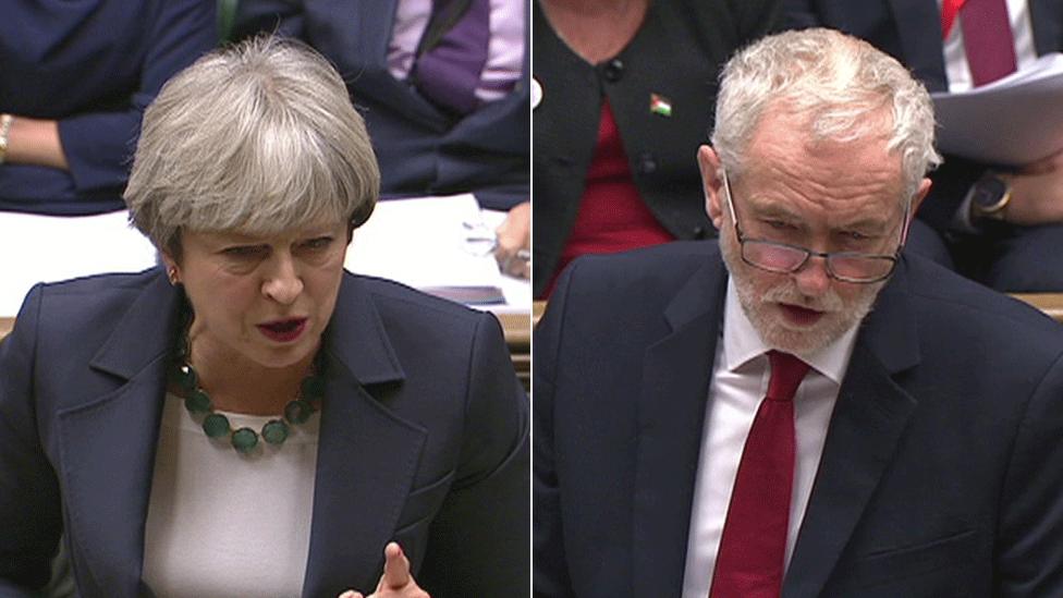 May v Corbyn