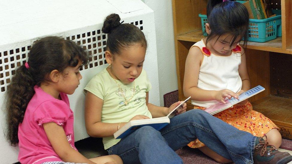 Children reading