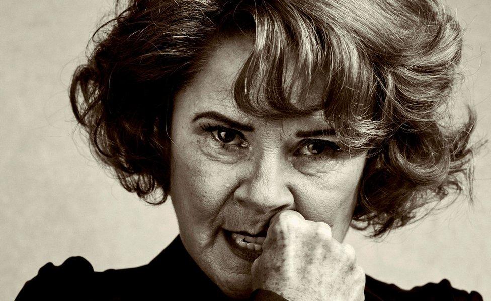 Imelda Staunton as Martha in Edward Albee's Who's Afraid of Virginia Woolf?